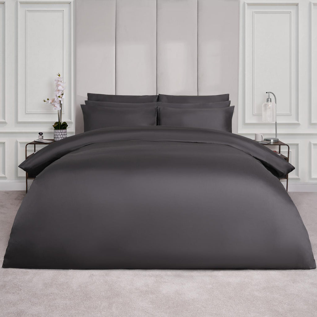 400 Thread Count Duvet Cover Bedding Set 100% Cotton Quilt Single Double King