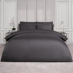 400 Thread Count Duvet Cover Bedding Set 100% Cotton Quilt Single Double King