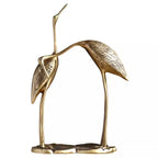 Pure Copper Red-Crown Crane Decorative Crafts Light Luxury Decoration Living Room Brass Ornaments Desktop Decoration Gifts