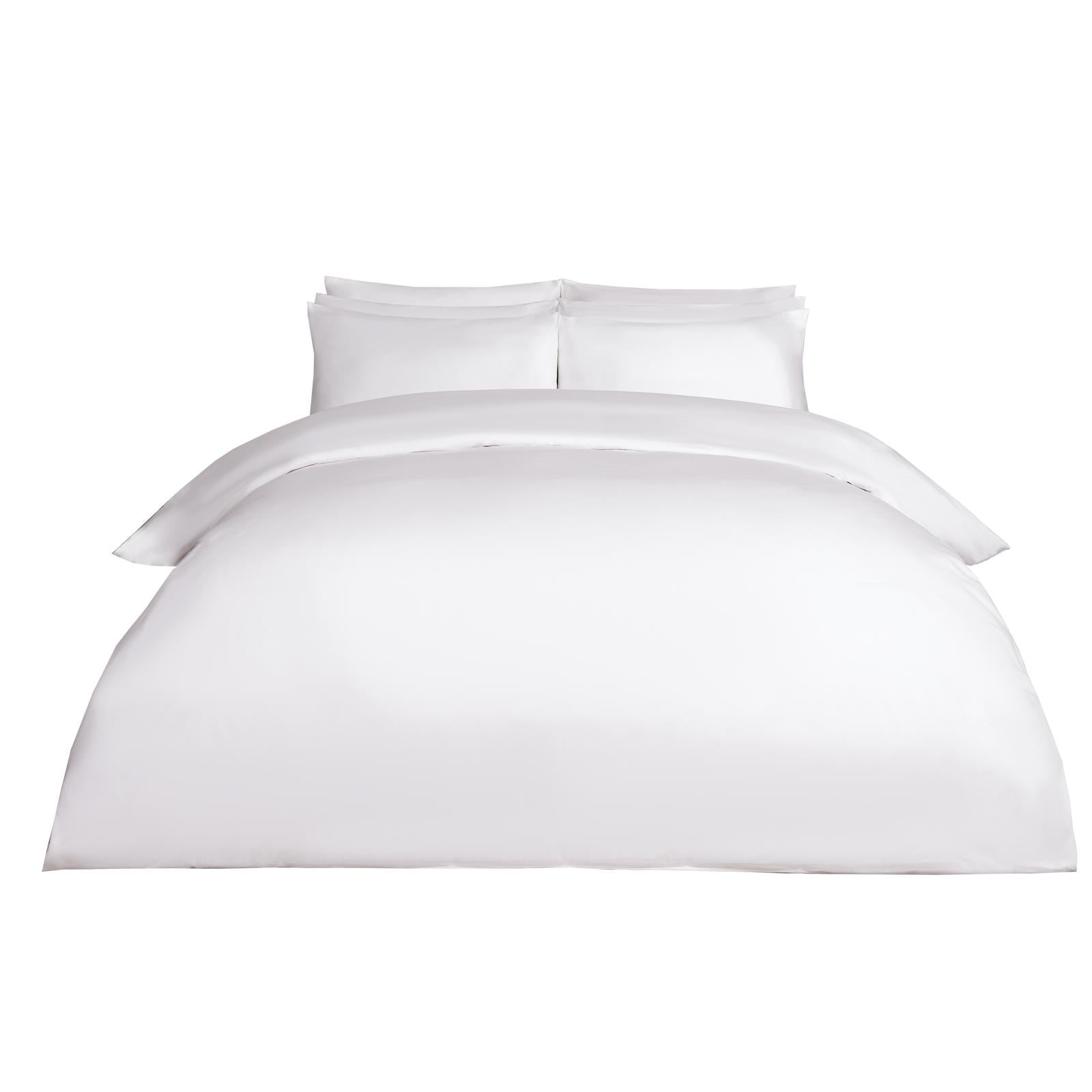 100% Cotton Duvet Cover 220 Thread Count Bedding Set Luxury Quilt Single Double