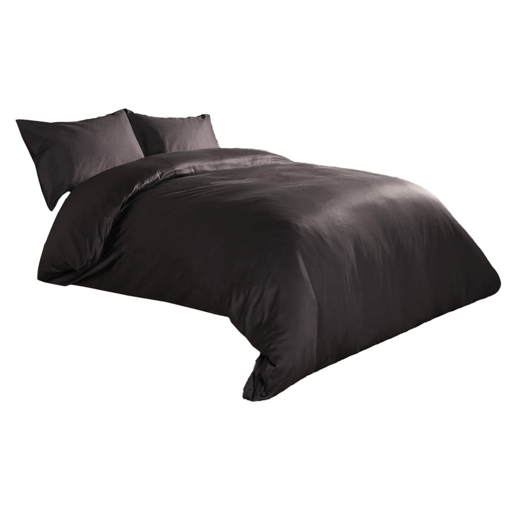 400 Thread Count Duvet Cover Bedding Set 100% Cotton Quilt Single Double King