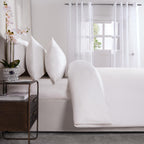 400 Thread Count Duvet Cover Bedding Set 100% Cotton Quilt Single Double King