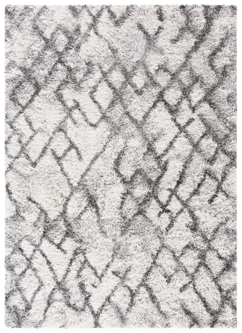 Stoneboro Abstract Grey Area Rug