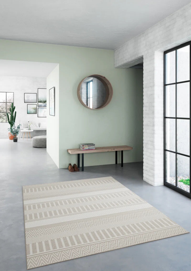 Harley Flatweave Beige Rug