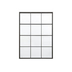 Chafford Black Window Mirror, 80 X 110Cm