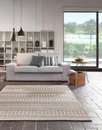 Harley Flatweave Beige Rug