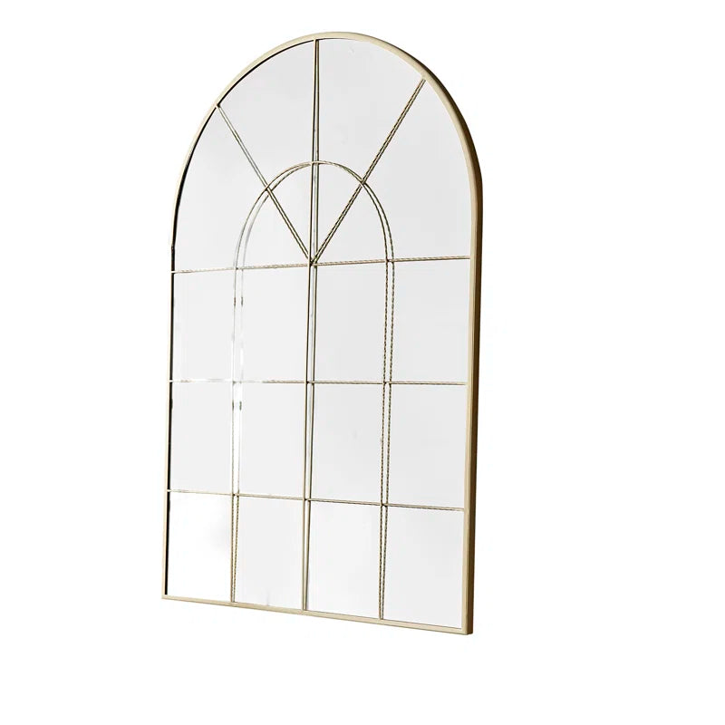 Roussel Window Style Metal Frame Floor or Wall Mirror Modern Design