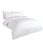 400 Thread Count Duvet Cover Bedding Set 100% Cotton Quilt Single Double King