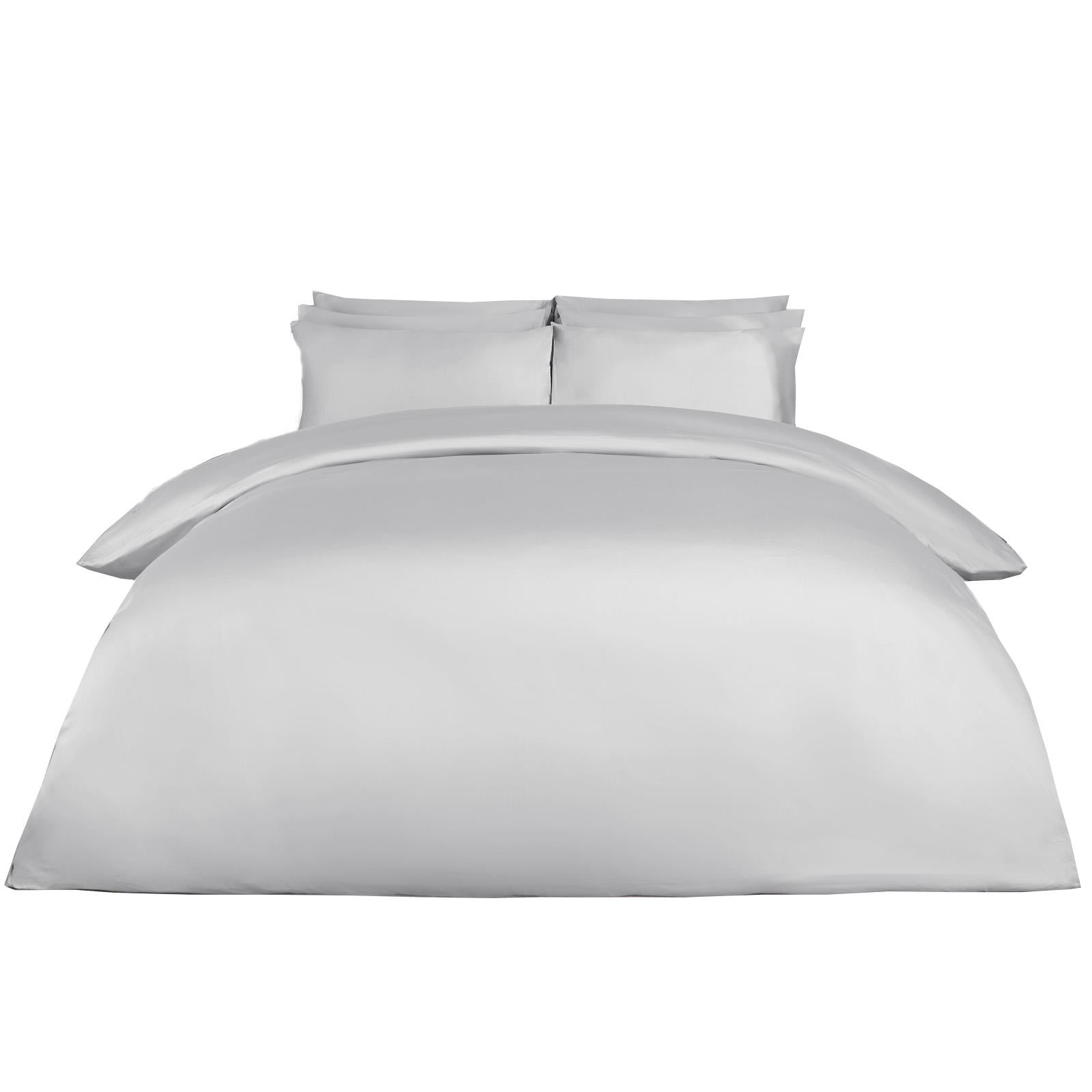 100% Cotton Duvet Cover 220 Thread Count Bedding Set Luxury Quilt Single Double