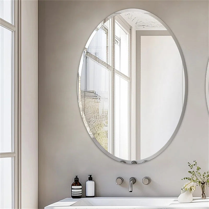 Oval Flat Rithi Wall Mirror