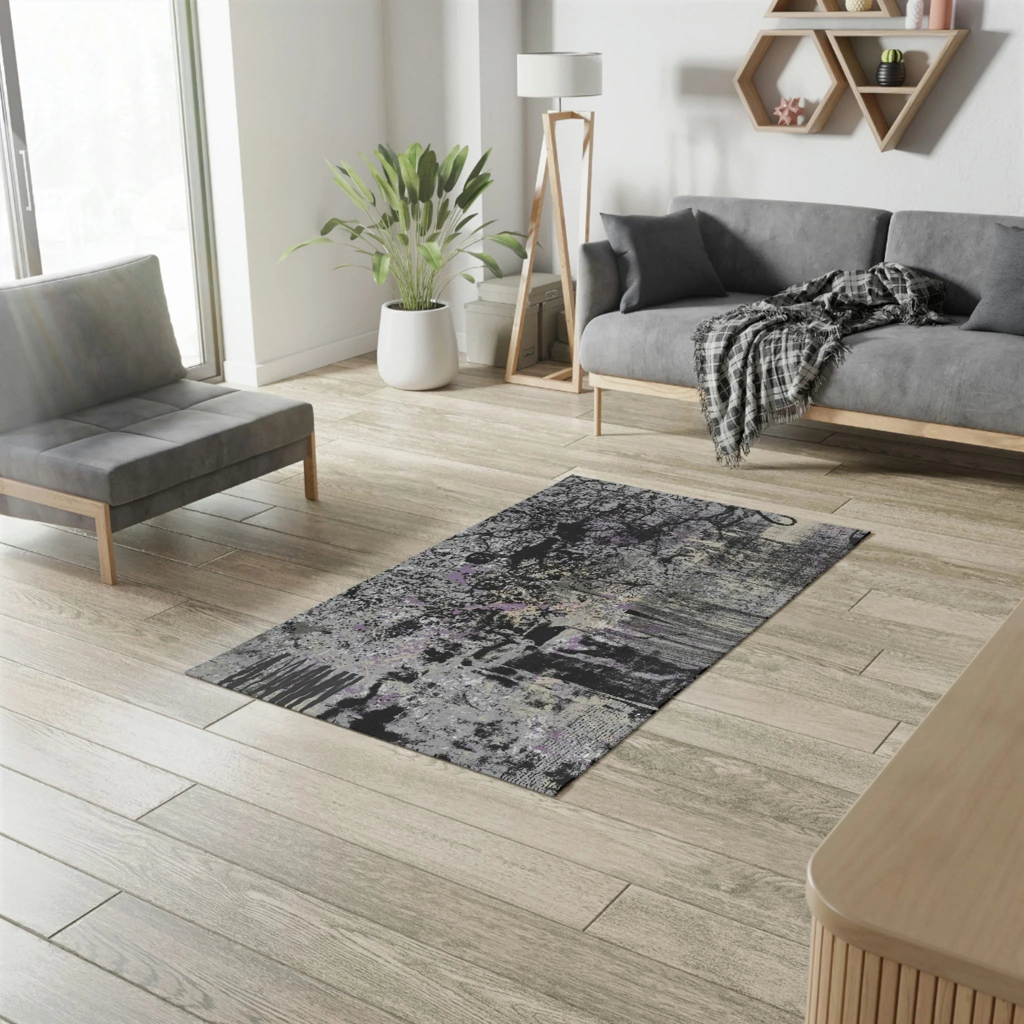 Area Rug Rectangular LILAC - Minimal by QN