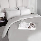 100% Cotton Duvet Cover 220 Thread Count Bedding Set Luxury Quilt Single Double