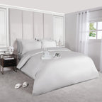 100% Cotton Duvet Cover 220 Thread Count Bedding Set Luxury Quilt Single Double