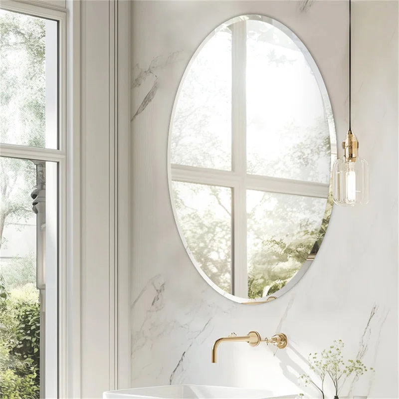 Oval Flat Rithi Wall Mirror