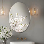 Oval Flat Rithi Wall Mirror