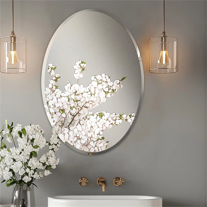 Oval Flat Rithi Wall Mirror