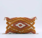 Brown Beige Embroidery Cushion Cover Tassels Home Decor Pillow Cover 45X45Cm/30X50Cm Geometric Sofa Pillowcase Pillow Sham