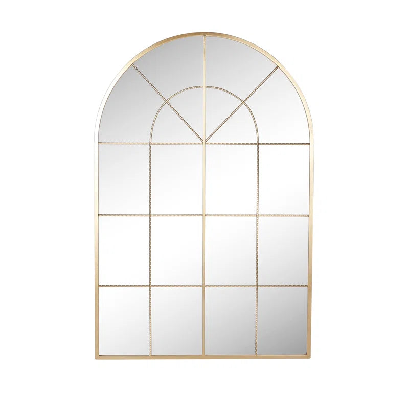 Roussel Window Style Metal Frame Floor or Wall Mirror Modern Design