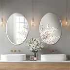 Oval Flat Rithi Wall Mirror