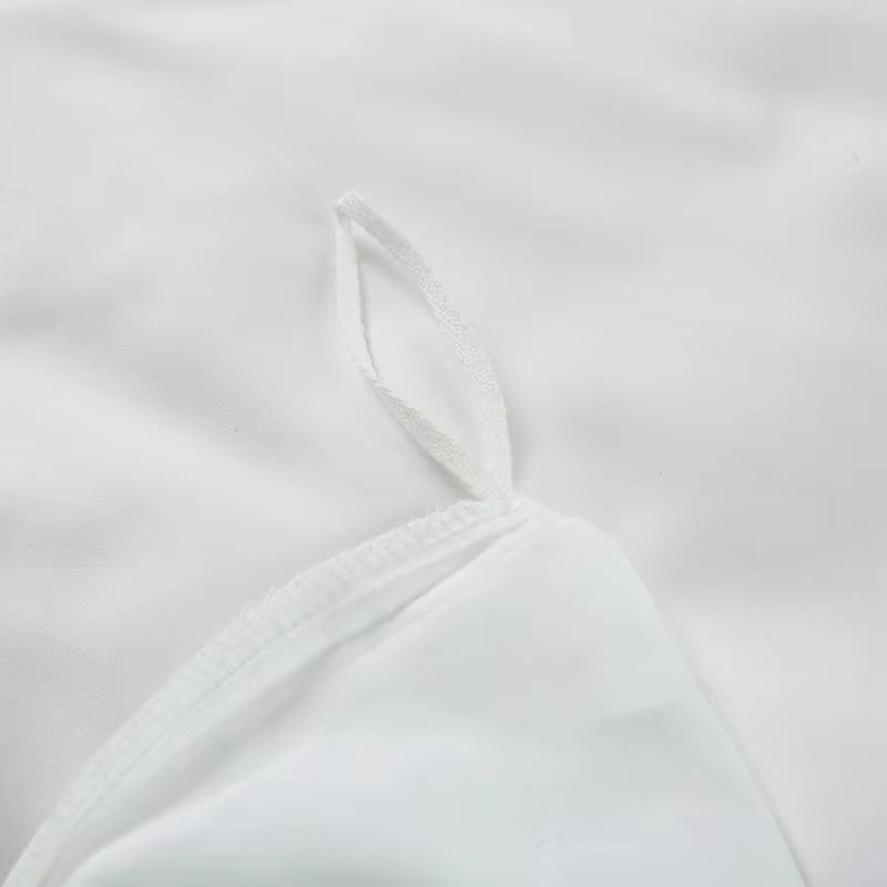 100%Cotton Luxury 600 TC White Premium Hotel Bedding Set Classic and Frame Patchwork Duvet Cover Set Bed Sheet Pillowcases